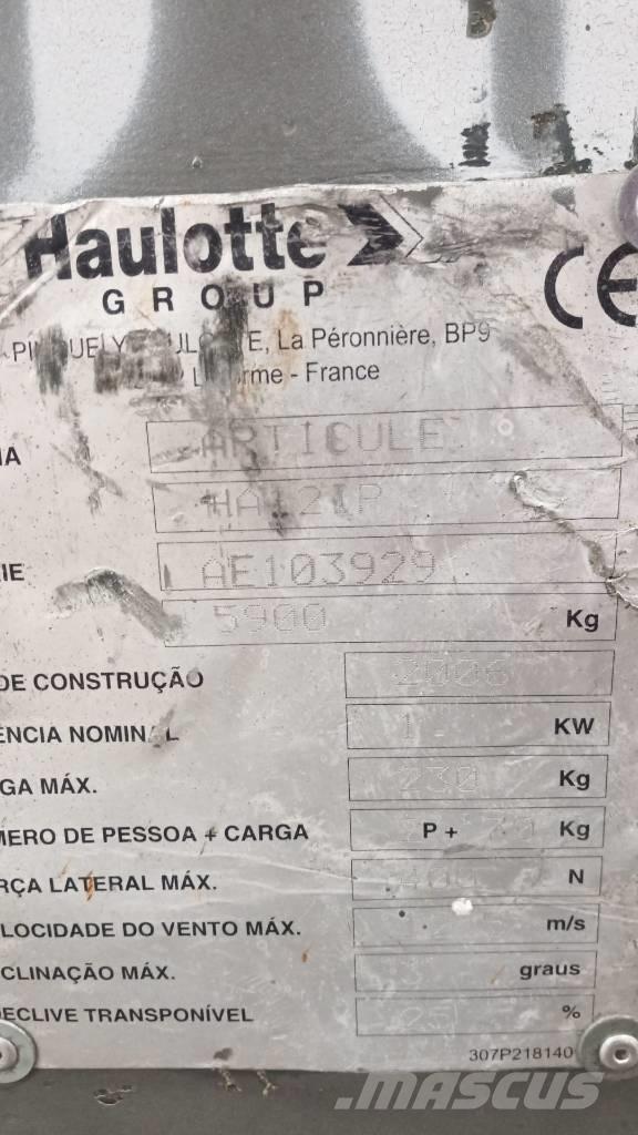 Haulotte HA 12 IP Leddede bomlifter