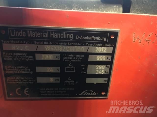 Linde N20C/132 Lavtløftende plukketruck