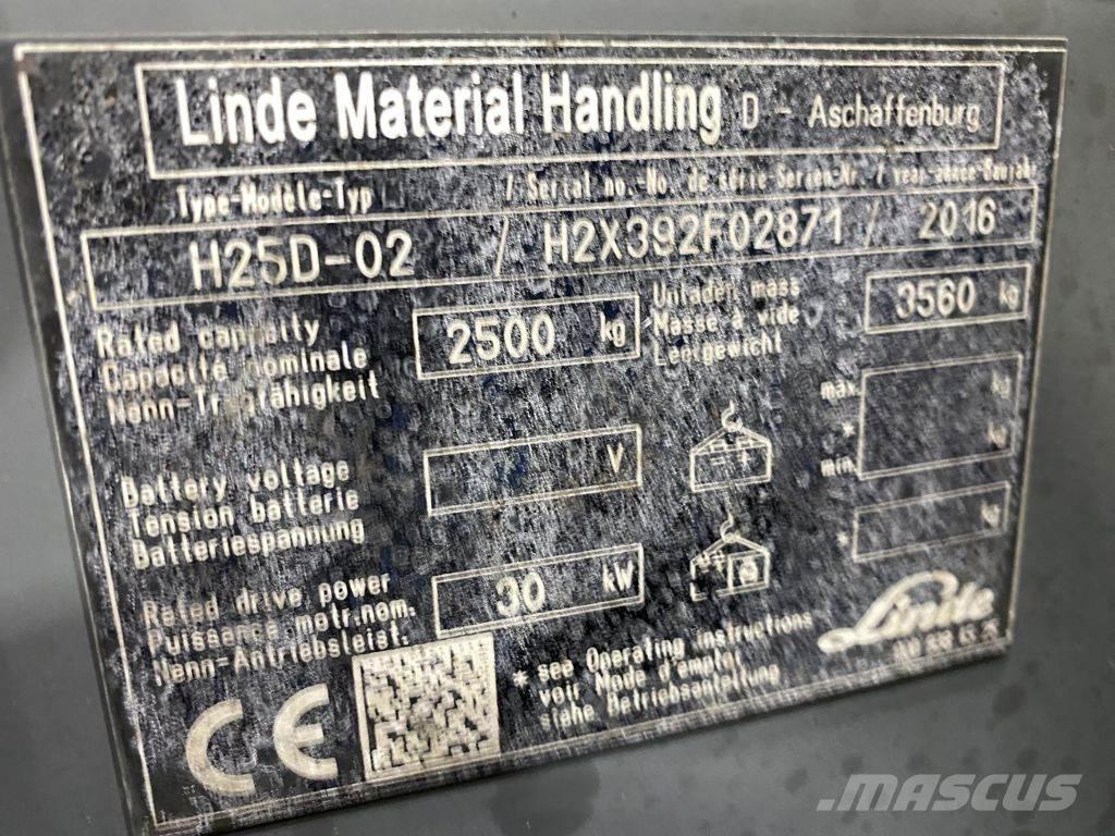 Linde H25D-02 Diesel Trucker