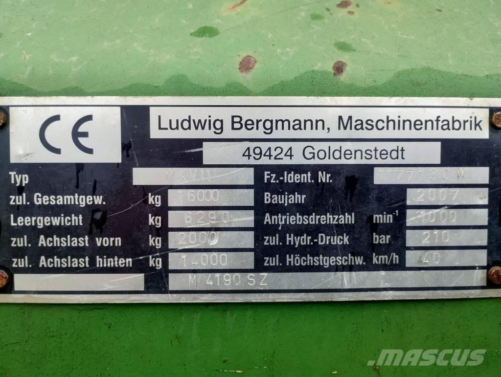 Bergmann M 4190 SZ Landbruk - Annet