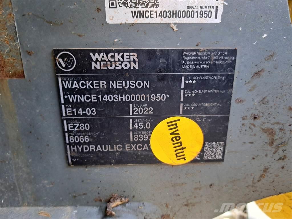 Wacker Neuson EZ80 Beltegraver