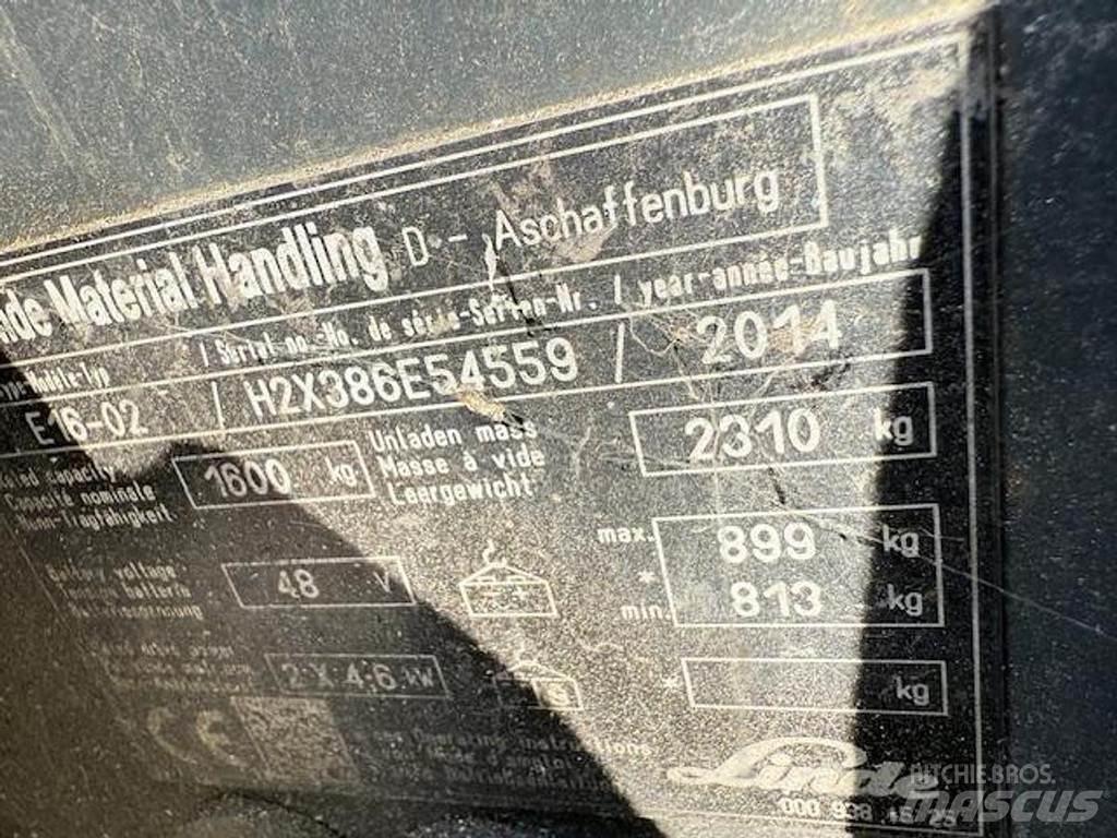 Linde E16-02 Gaffeltrucker - Annet