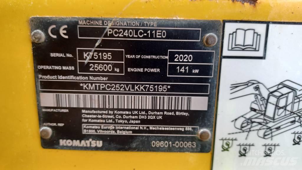Komatsu PC240LC-11 Beltegraver