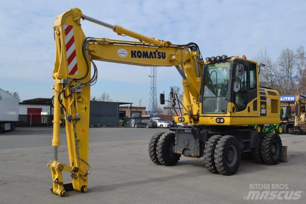 Komatsu PW 180-10 Hjulgravere