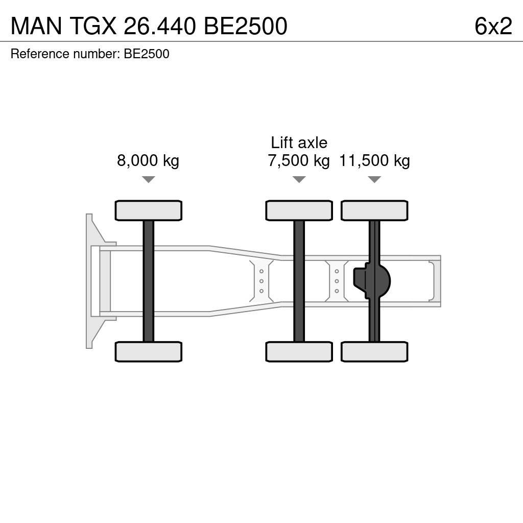 MAN TGX 26.440 Trekkvogner