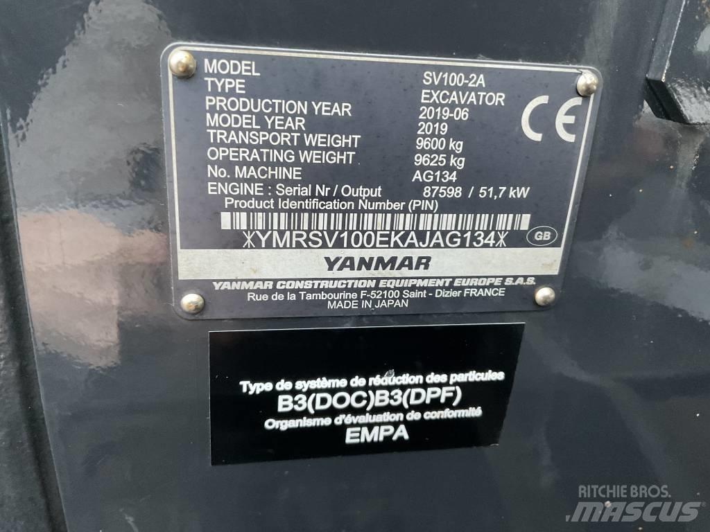 Yanmar SV100-2A Midigravere 7 - 12t