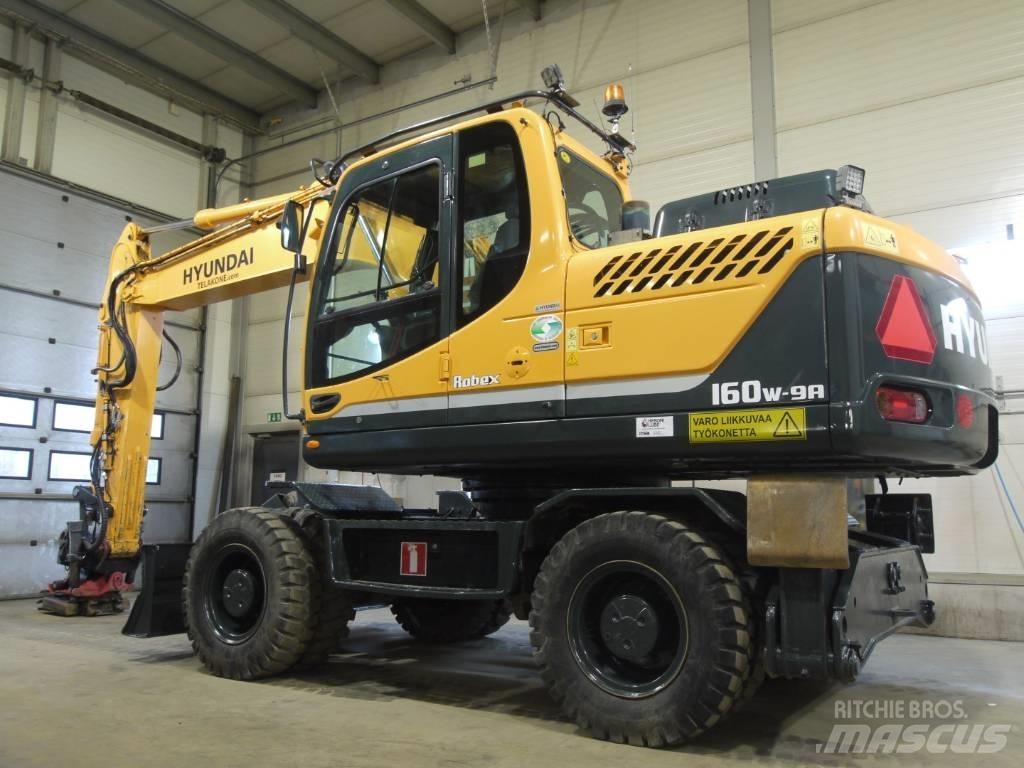Hyundai R 160 W-9A Hjulgravere