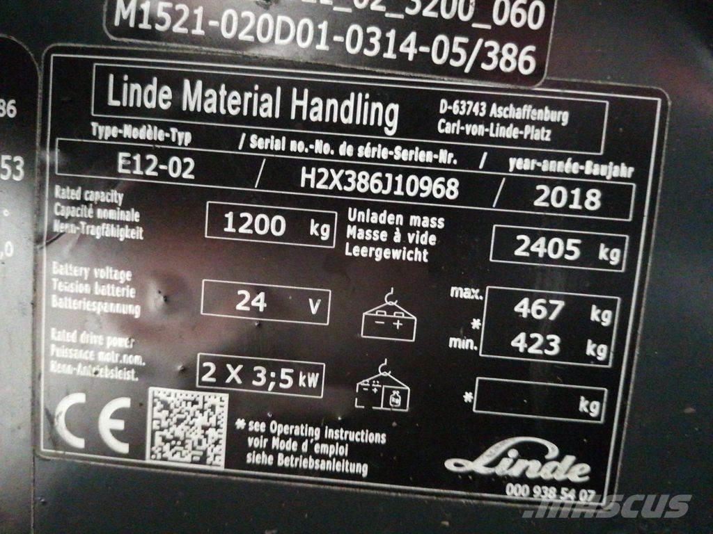 Linde E12-02 Elektriske trucker