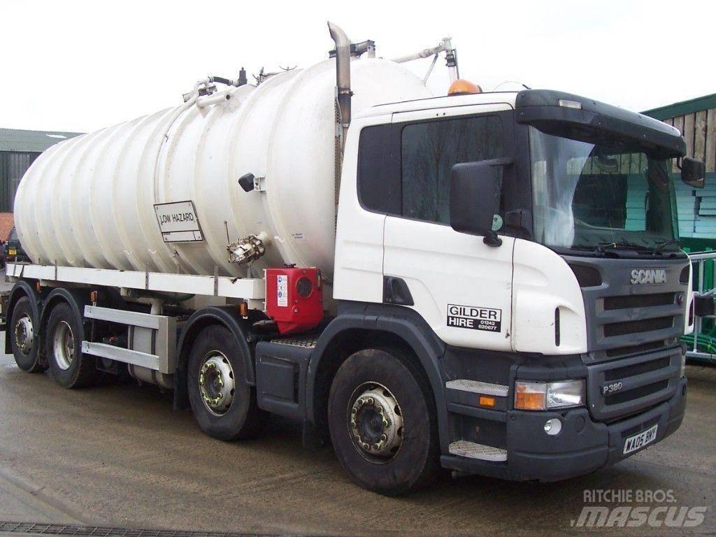 Scania P 380 Slamsugere