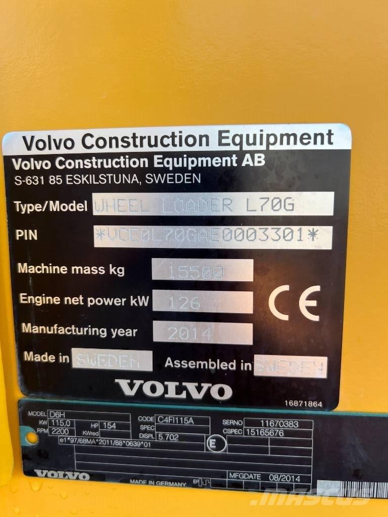 Volvo L 70 G Hjullastere