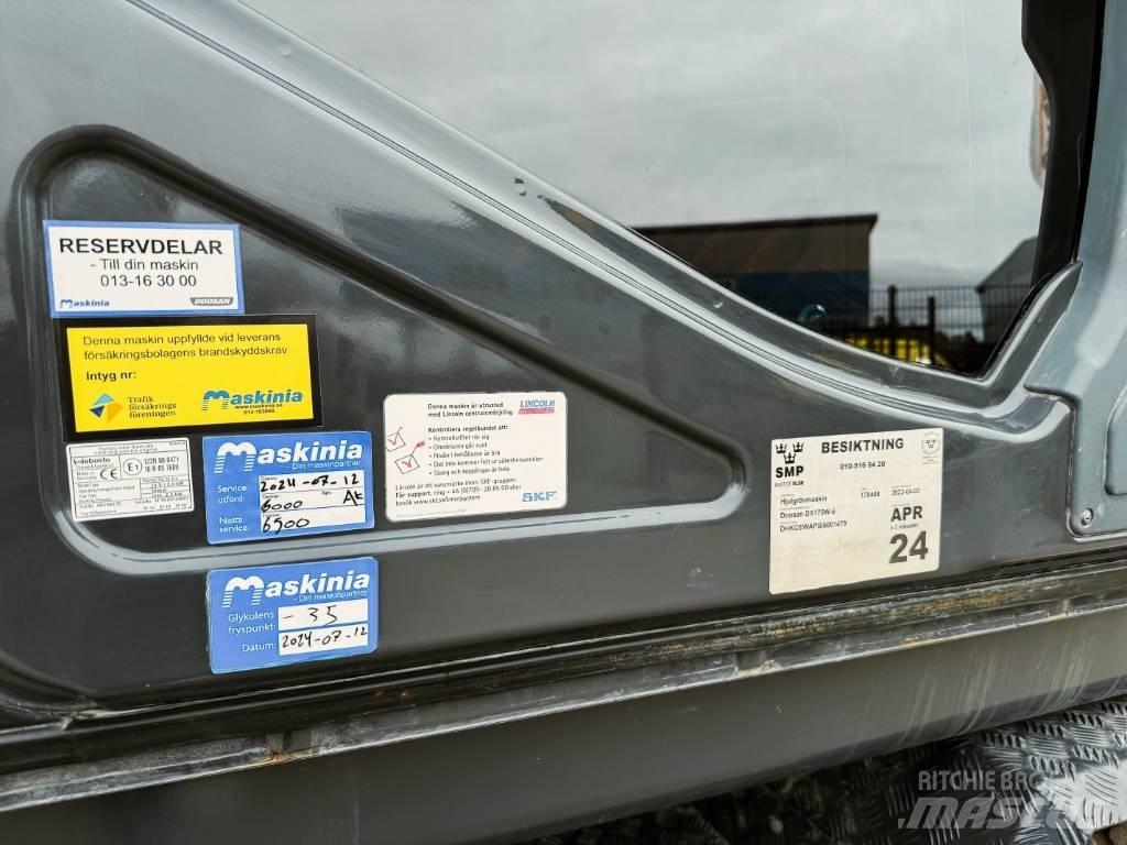 Doosan DX170W-5 Hjulgravere