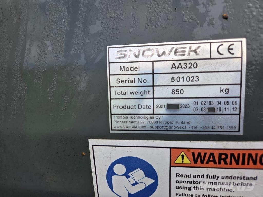 Snowek AA 320 Snøploger- og skjær