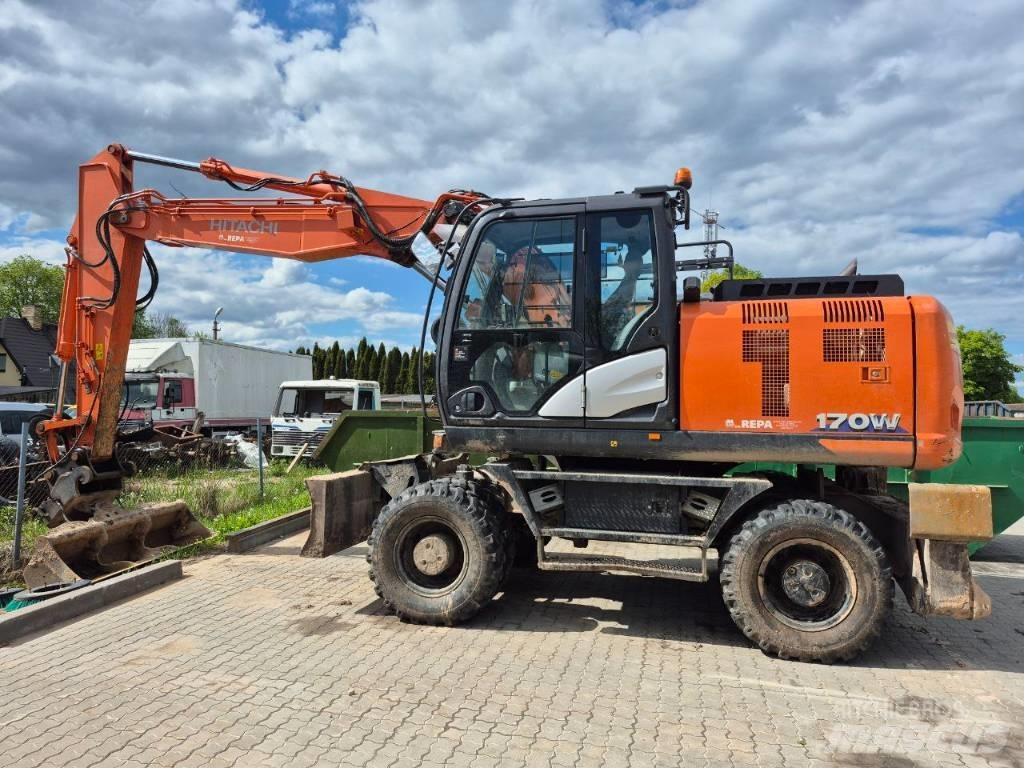 Hitachi ZX 170 W-6 Hjulgravere