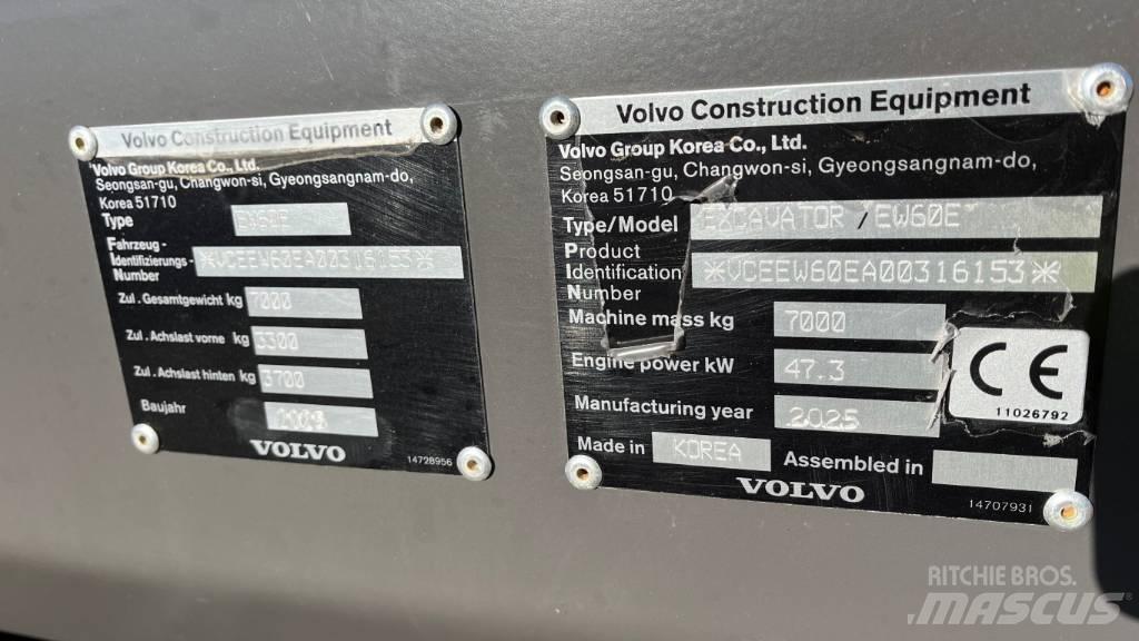 Volvo EW60E Hjulgravere
