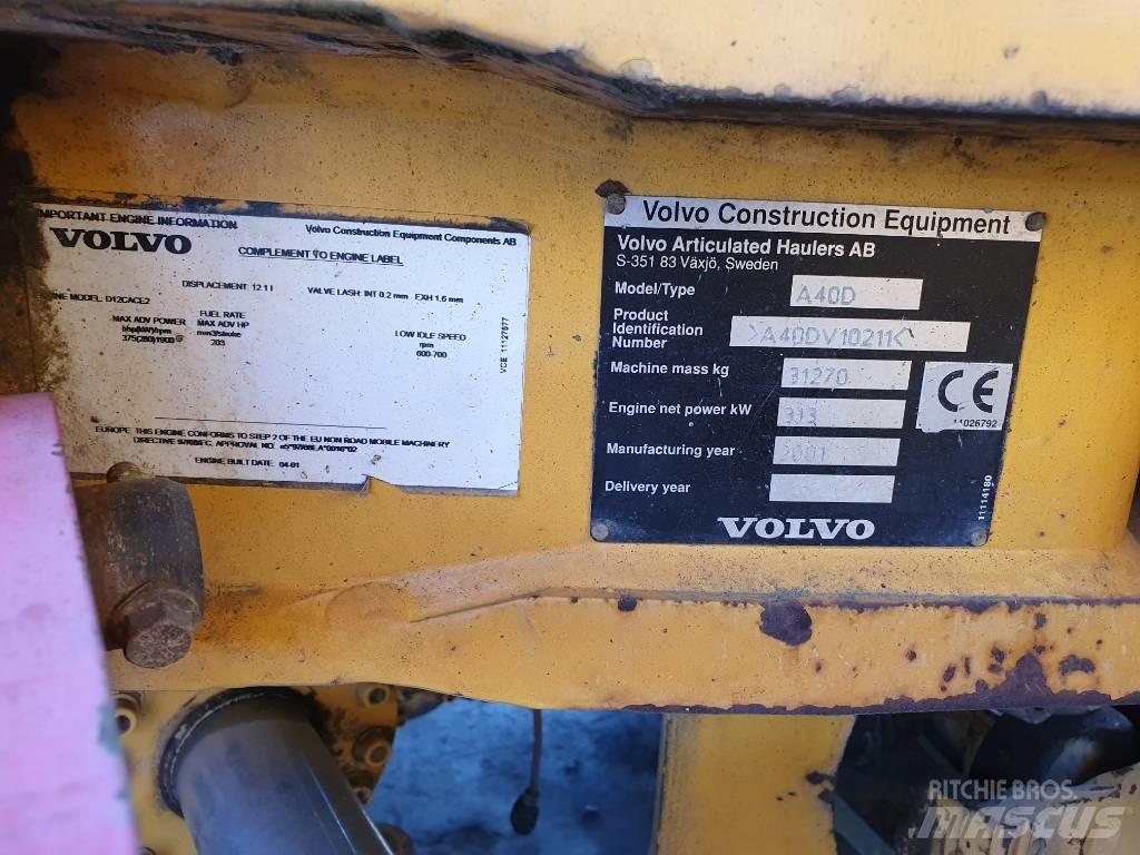 Volvo A 40 D Rammestyrte Dumpere