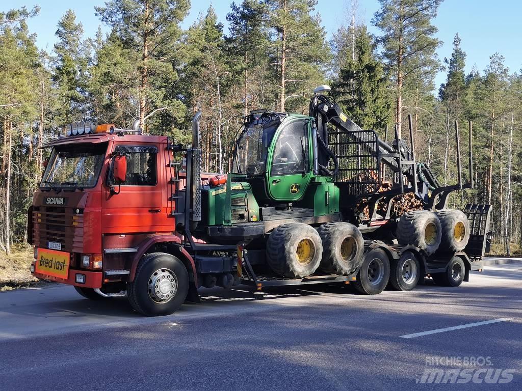 Scania 142/143 Spesialbiler for transport av skogsmaskiner