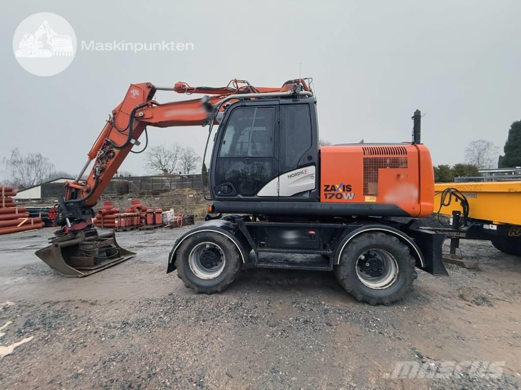Hitachi ZX 170 W-5 B Hjulgravere