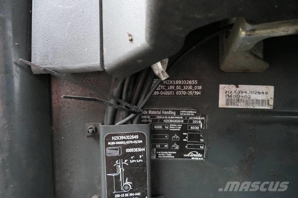 Linde H 40 D-02 Diesel Trucker