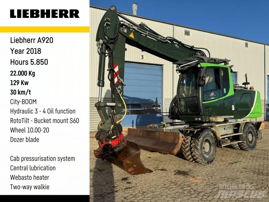 Liebherr A 920 Hjulgravere