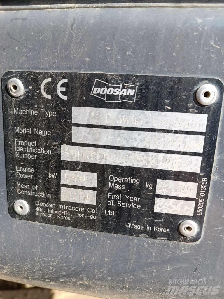 Doosan DX 225 LC-5 Beltegraver