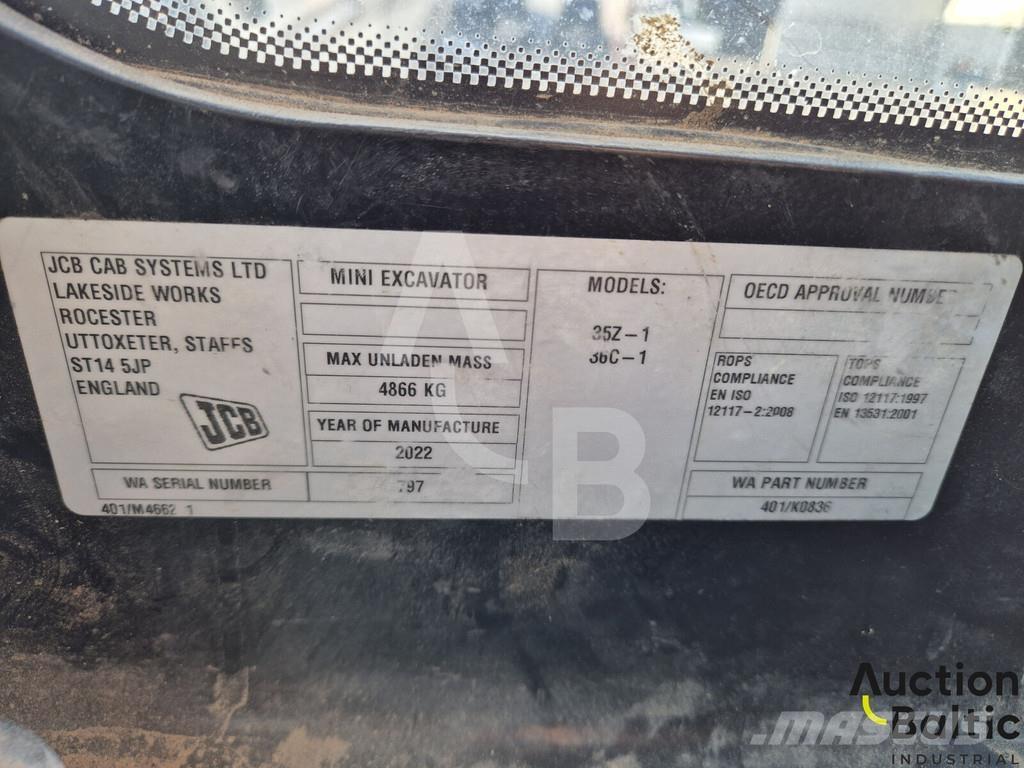 JCB 36C-1 Minigravere <7t