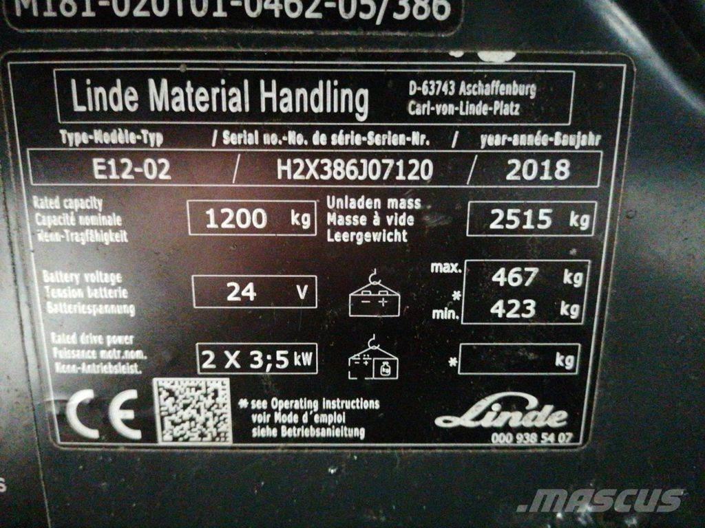 Linde E12-02 Elektriske trucker