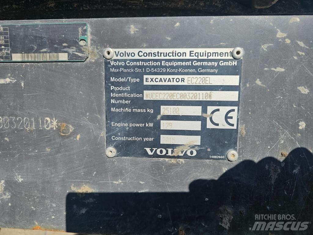 Volvo EC220EL Beltegraver