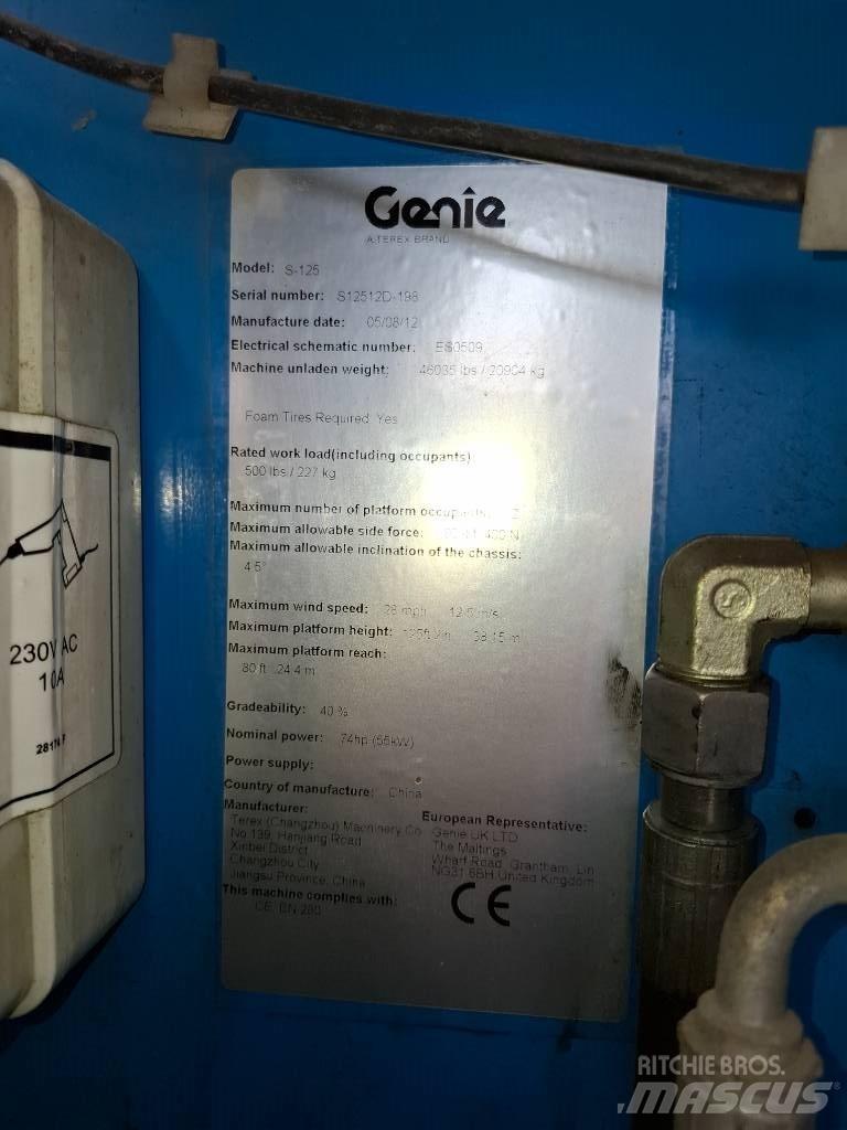 Genie S 125 Teleskop bomlifter