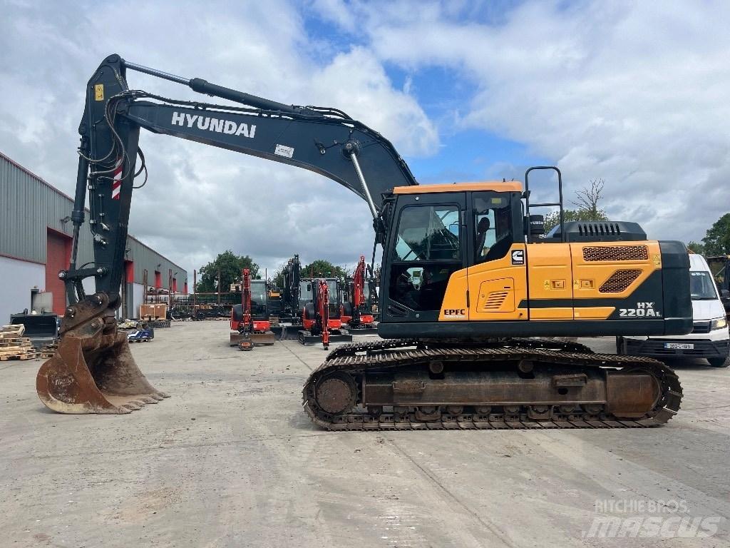 Hyundai HX220AL Beltegraver