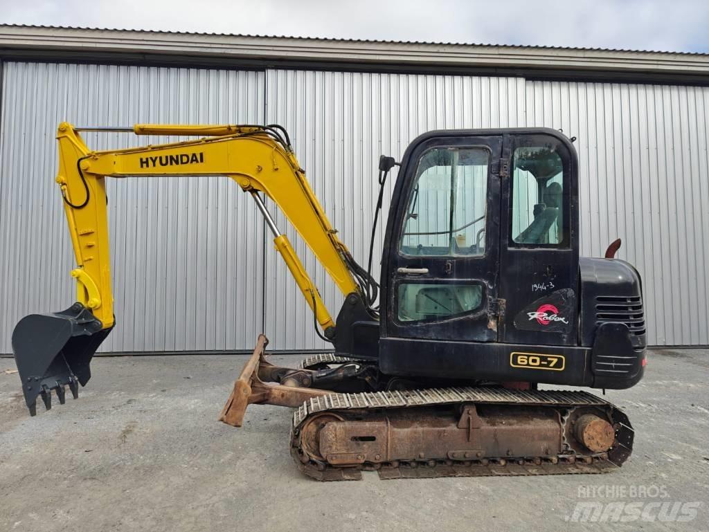 Hyundai R 60-7 Minigravere <7t