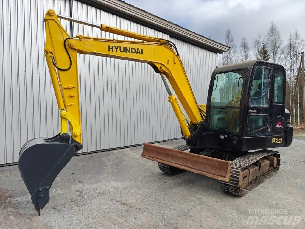 Hyundai R 60-7 Minigravere <7t