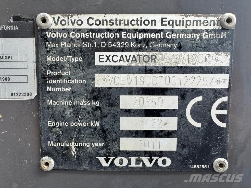 Volvo EW180C Hjulgravere