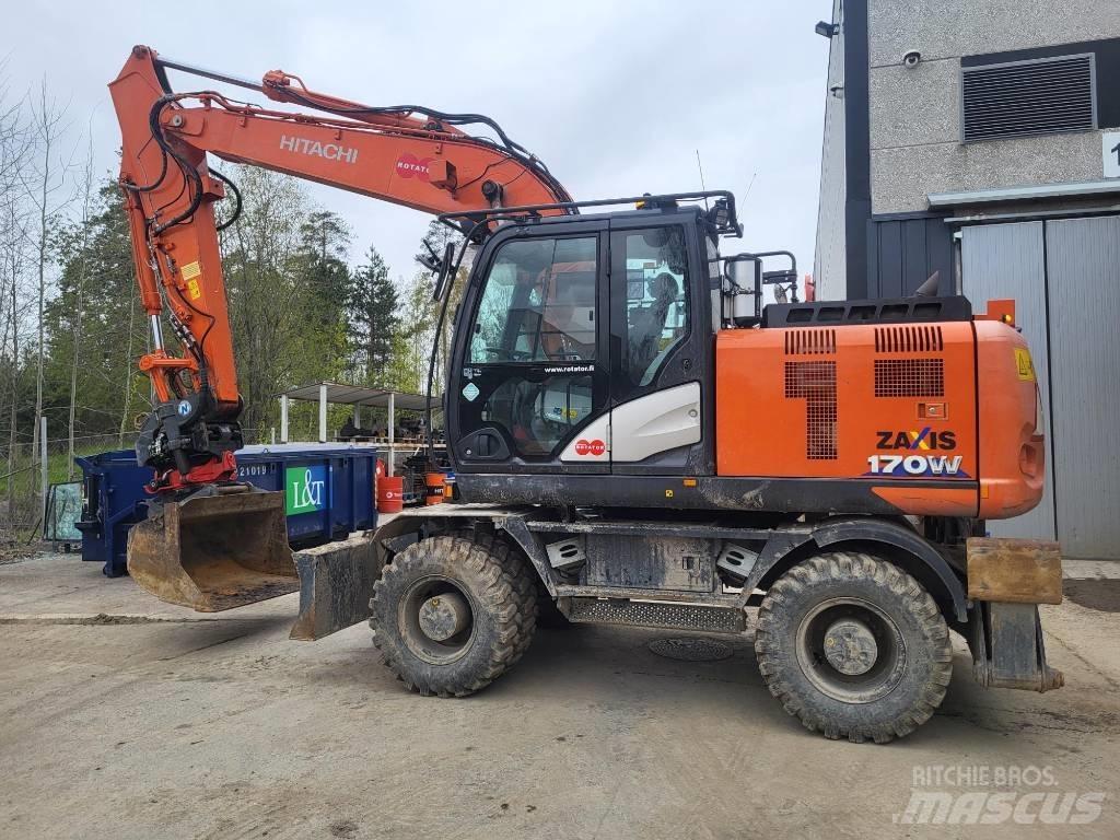 Hitachi ZX170W-6 Hjulgravere