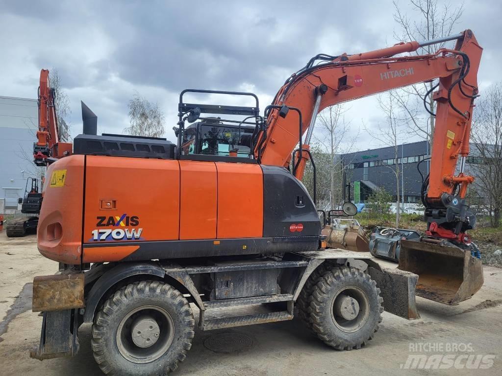 Hitachi ZX170W-6 Hjulgravere