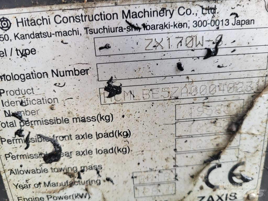 Hitachi ZX170W-6 Hjulgravere