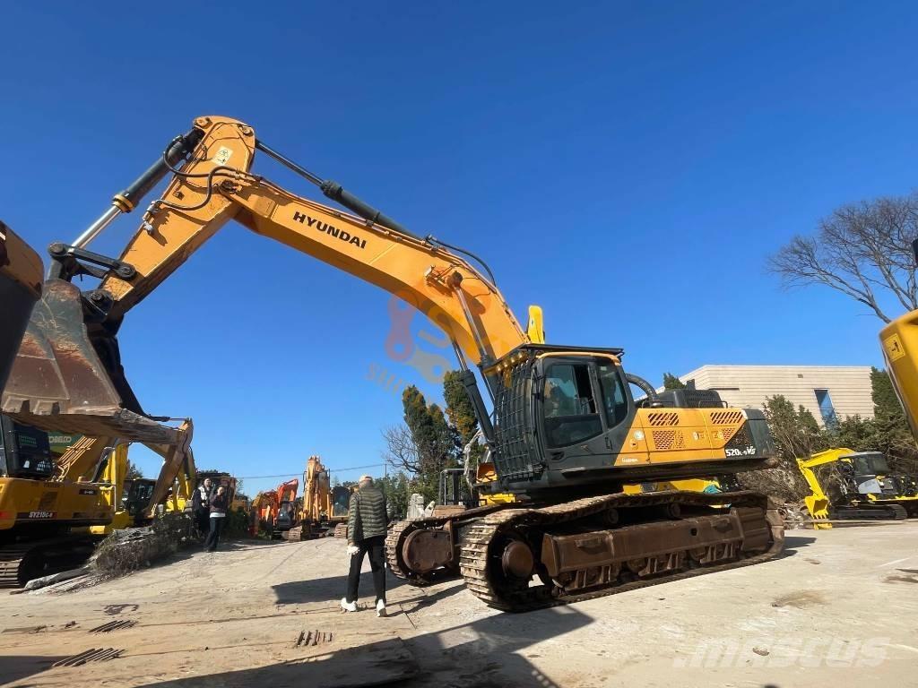 Hyundai Robex 520 VS Beltegraver