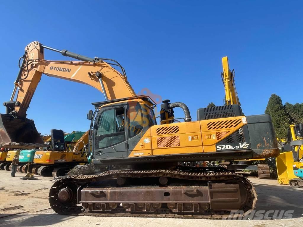 Hyundai Robex 520 VS Beltegraver