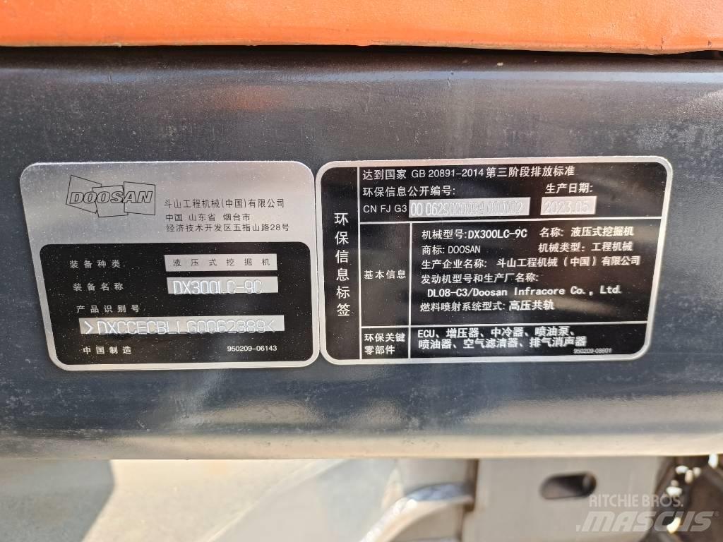 Doosan DX300-9 Beltegraver