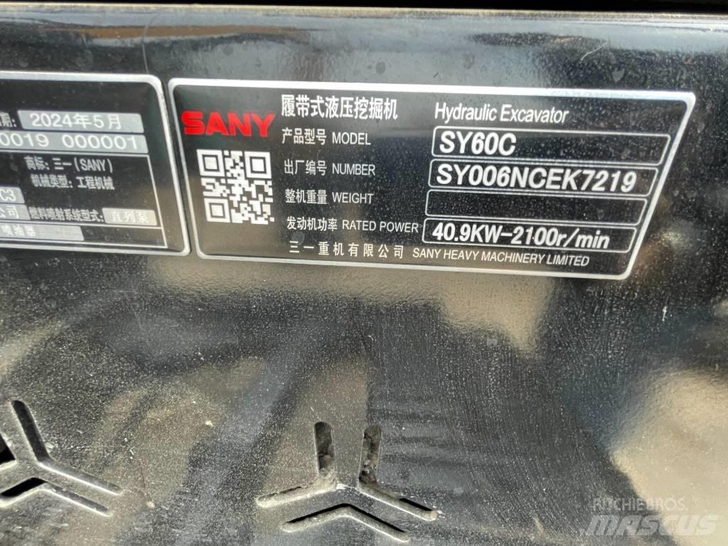 Sany SY 60 C Minigravere <7t