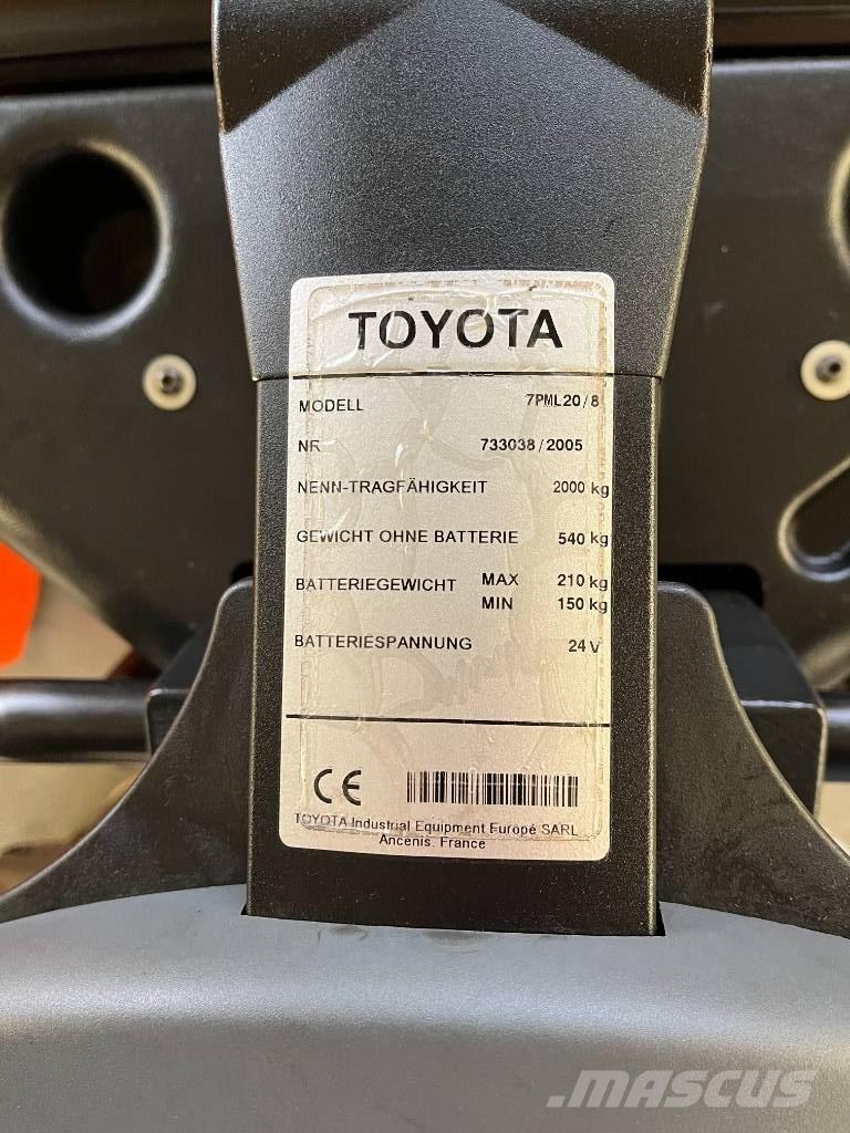 Toyota 7 PML 20 Lavtløftende truck