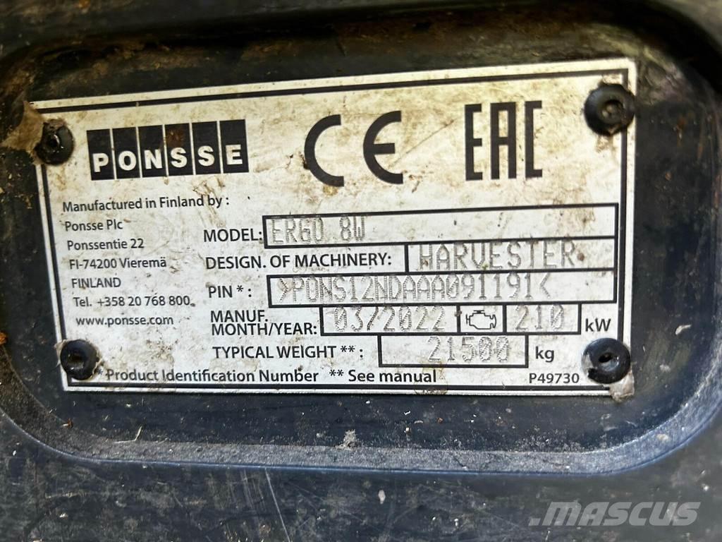 Ponsse Ergo 8W Hogstmaskiner