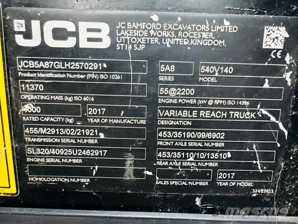 JCB 540-140 Teleskoplastere