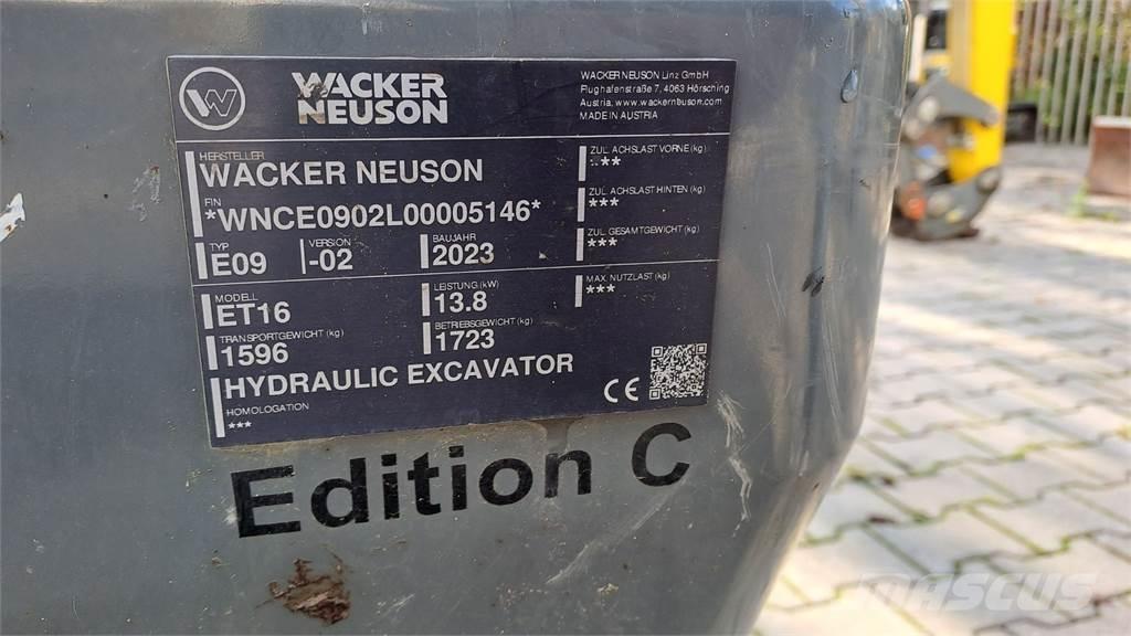 Wacker Neuson ET16 Beltegraver