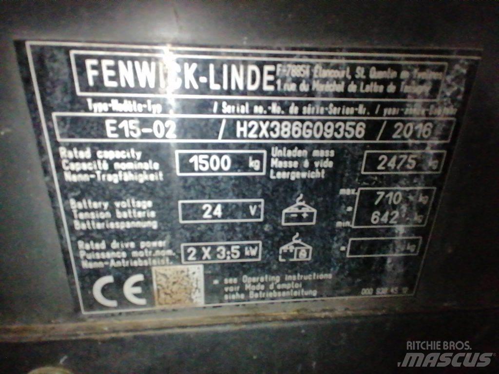 Linde E15-02 Elektriske trucker