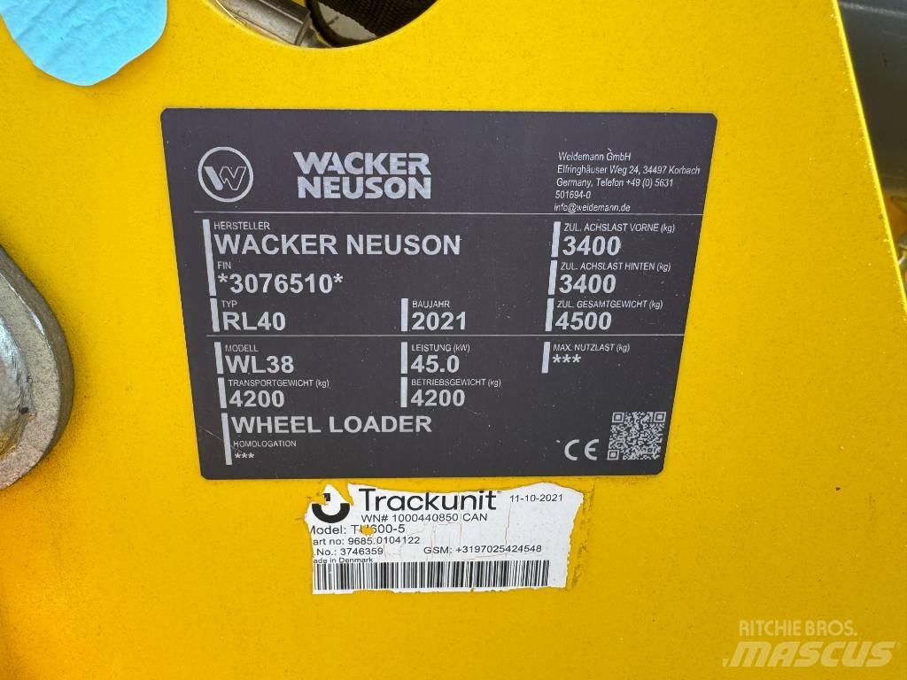Wacker Neuson WL38 Hjullastere