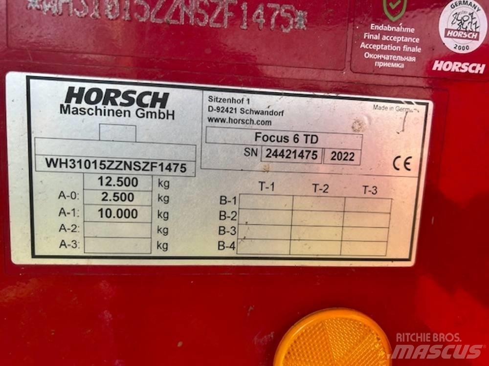 Horsch Focus 6 TD Kombinerte såmaskiner