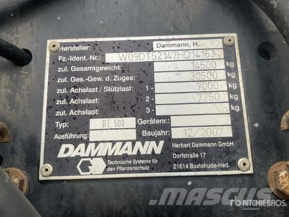 Dammann DT 5000 Selvdrevne sprøyter