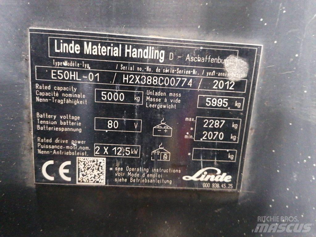 Linde E50HL-01 Elektriske trucker