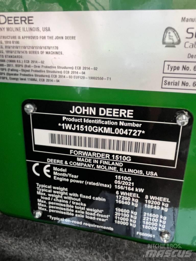 John Deere 1510 G Lassbærere