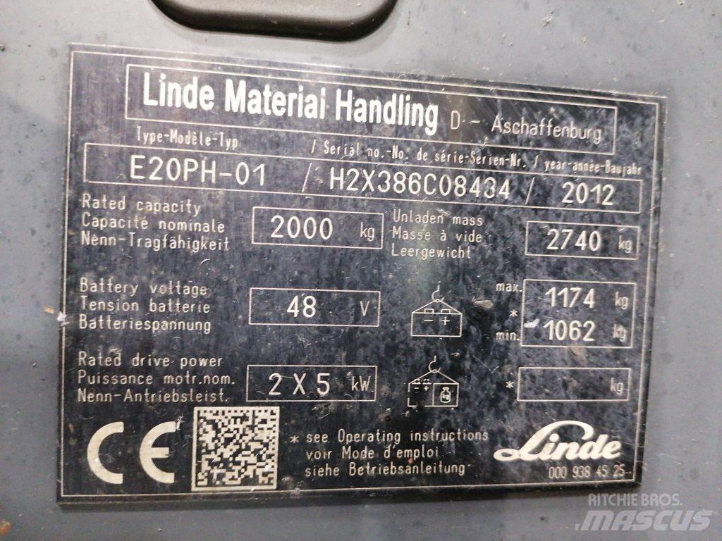 Linde E20PH-01 Elektriske trucker
